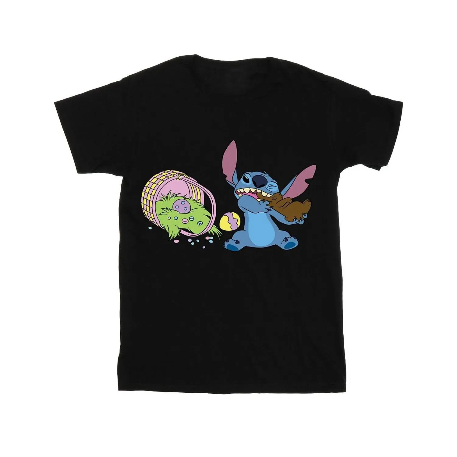 Футболка с принтом Lilo & Stitch Disney, черный — фото 2