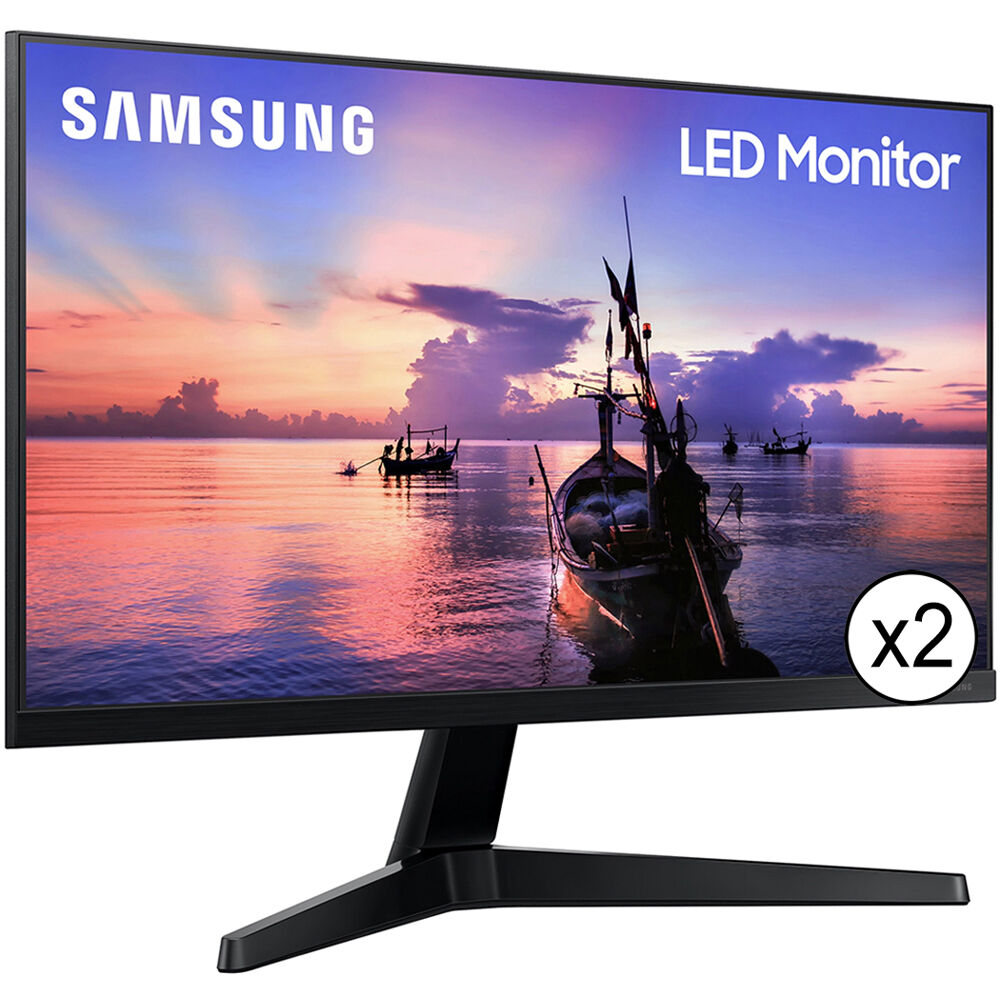 

Комплект из 2 мониторов Samsung LF24T350FHNXZA 24" 16:9 FreeSync 75 Гц IPS