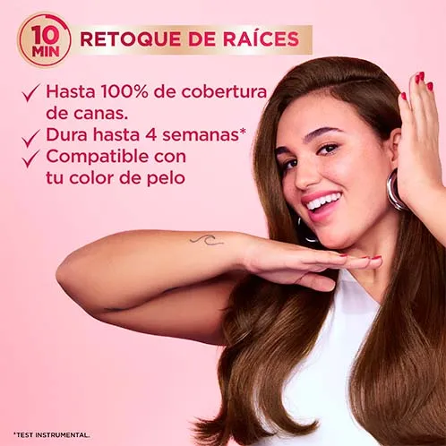 Шампунь для окрашивания без аммиака Color Shampoo Retouch Color Sensation, цвет castaño claro — фото 3