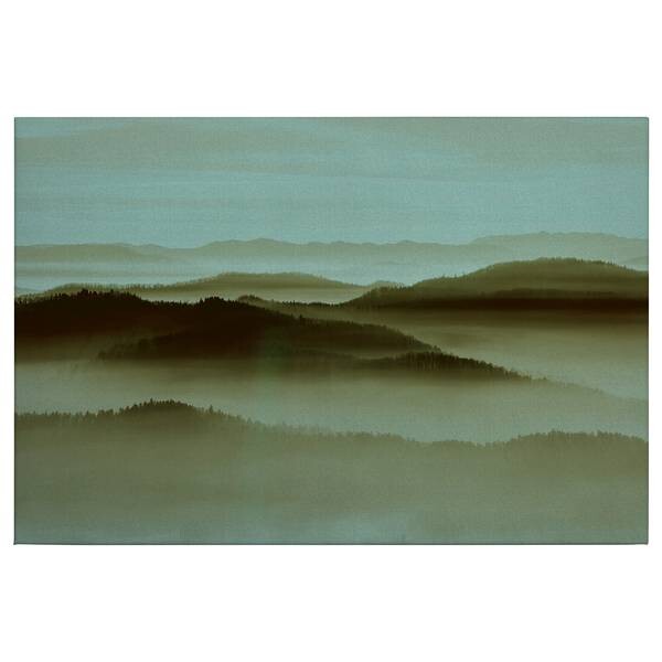 

Картина на холсте A.S. Création im Nebel Horizon цвет grün/blau