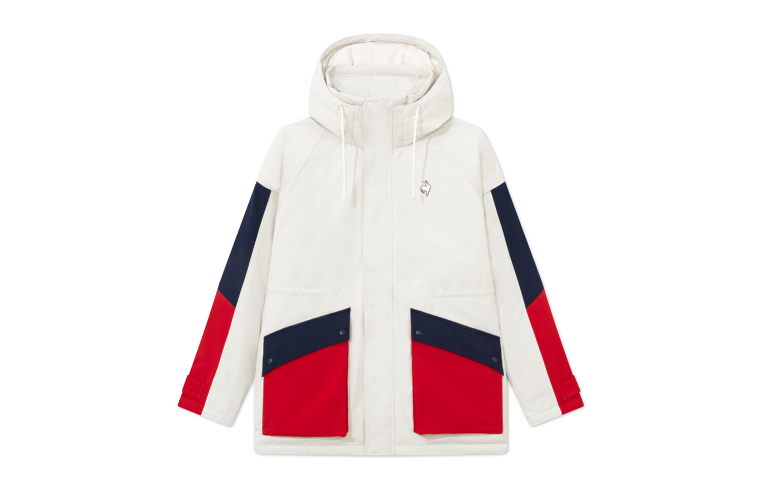

Пуховик унисекс белый Le Coq Sportif