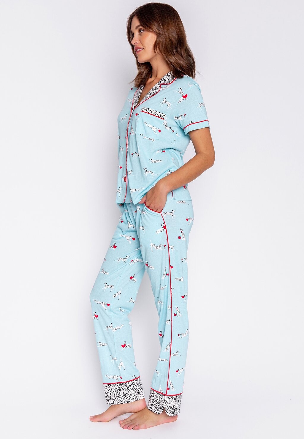 

Комплект ночного белья SET PUPPY LOVE PJ Salvage, светло-голубой