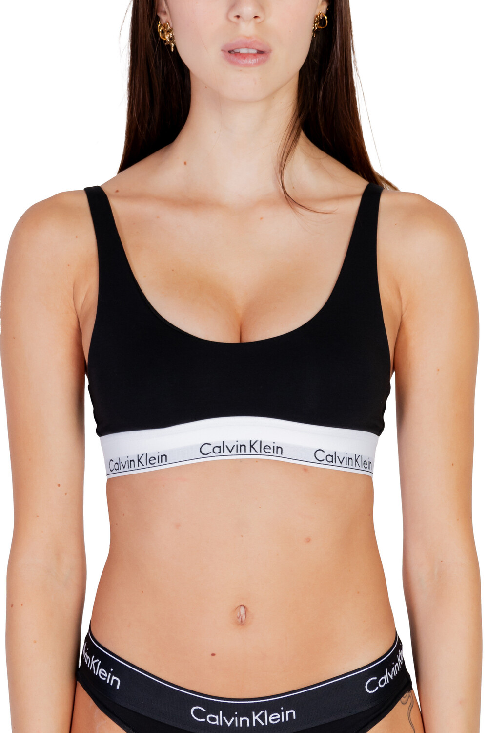 

Бюстгальтер-бралетт Calvin Klein Underwear с логотипом бренда, черный