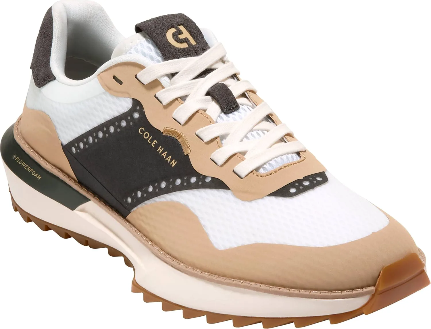 Мужские гольф-туфли Cole Haan - Grandpro Ashland Golf, белый/слоновая кость — фото 4
