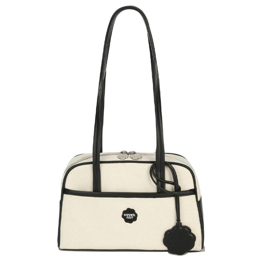 

COVERNAT Женская одноплечевая сумка среднего размера черно-белая, Black & White