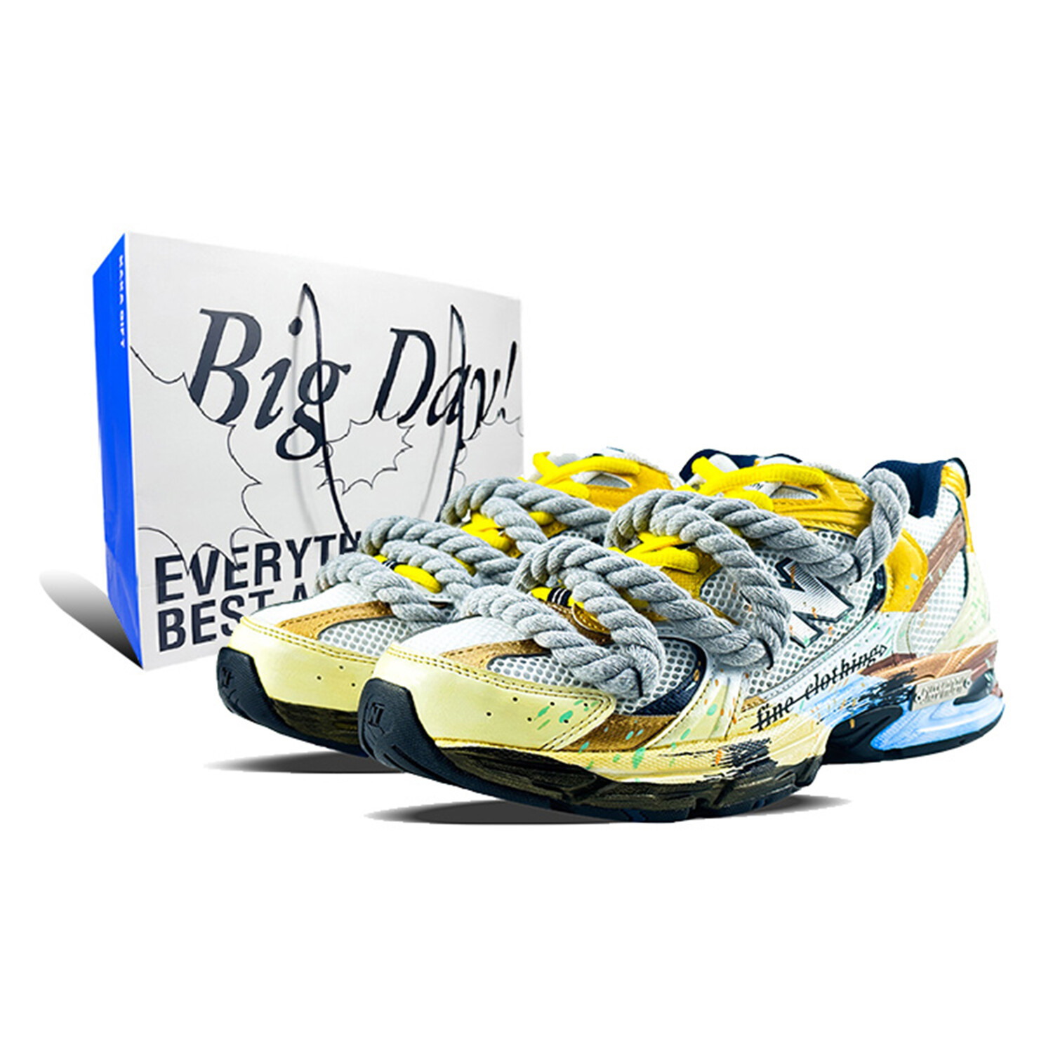 

Кроссовки NB 530 унисекс с низким верхом, золотистые New Balance