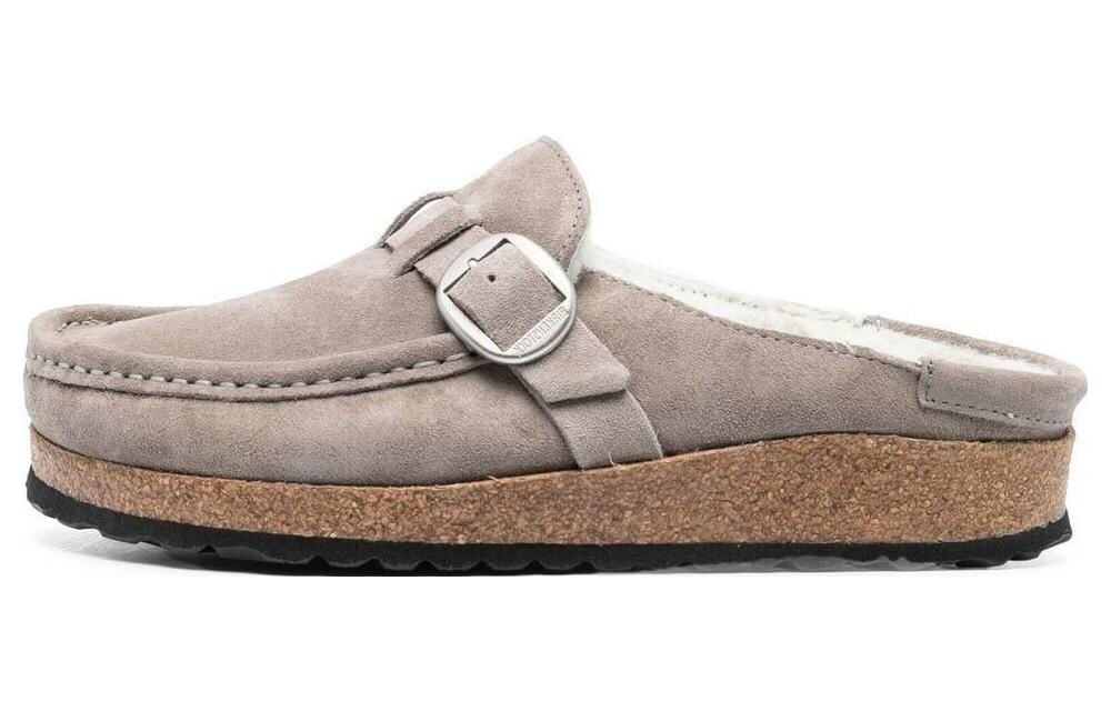 

Мюли Coin с подкладкой из овчины Birkenstock, цвет Gray Brown