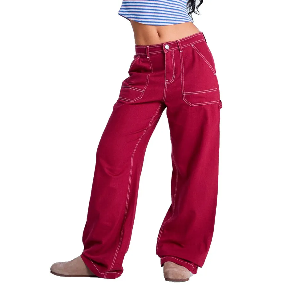 

Брюки Roxy Howling Rails, розовый