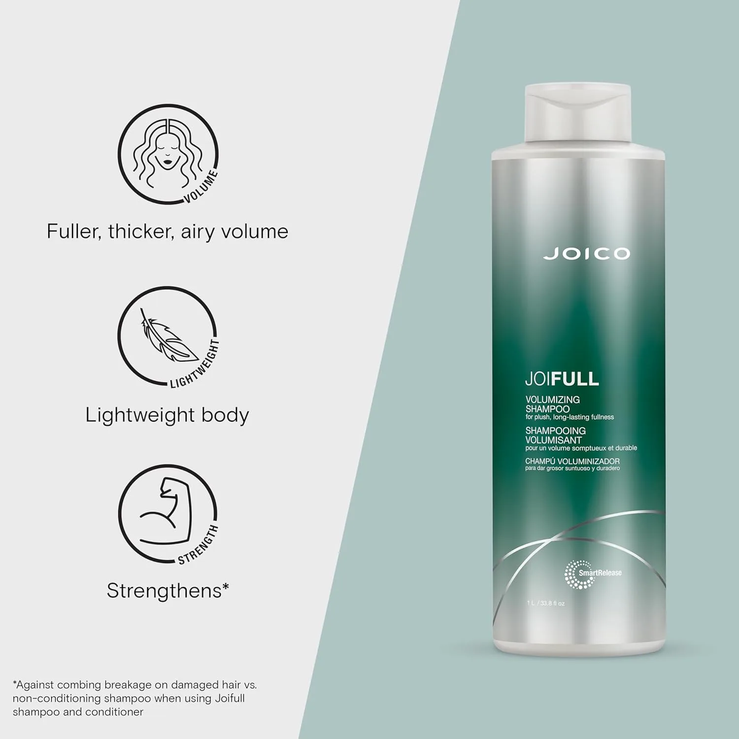 Набор для объема Joico JoiFULL для тонких волос, мгновный объем и блеск, с экстрактами лотоса и бамбука — фото 2