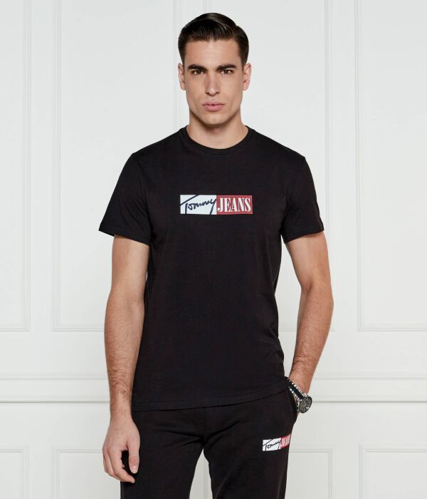 

Футболка мужская Tommy Jeans Slim Fit, черный