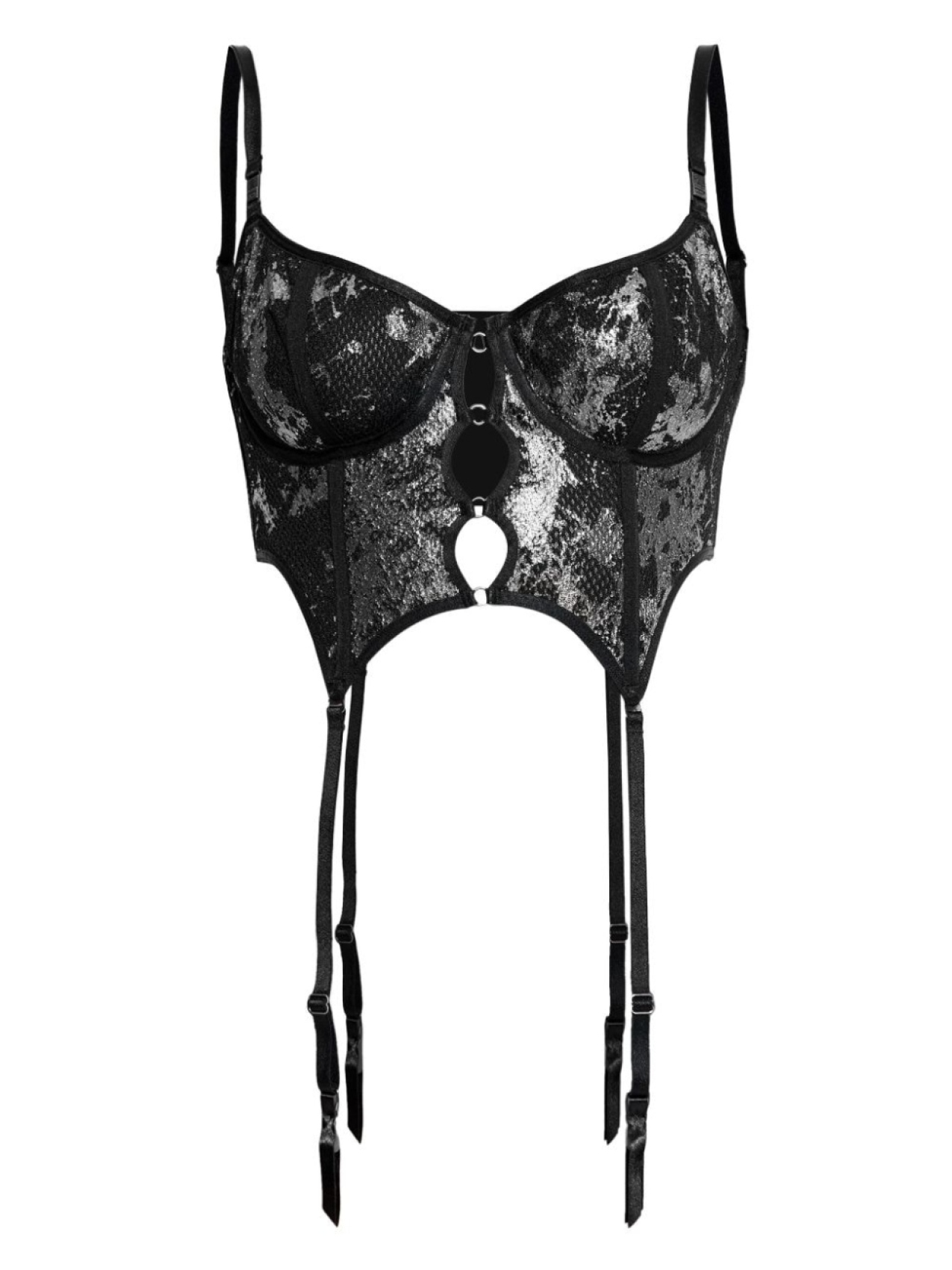 

Diesel корсет Savage x Fenty Fishnet, серебристый