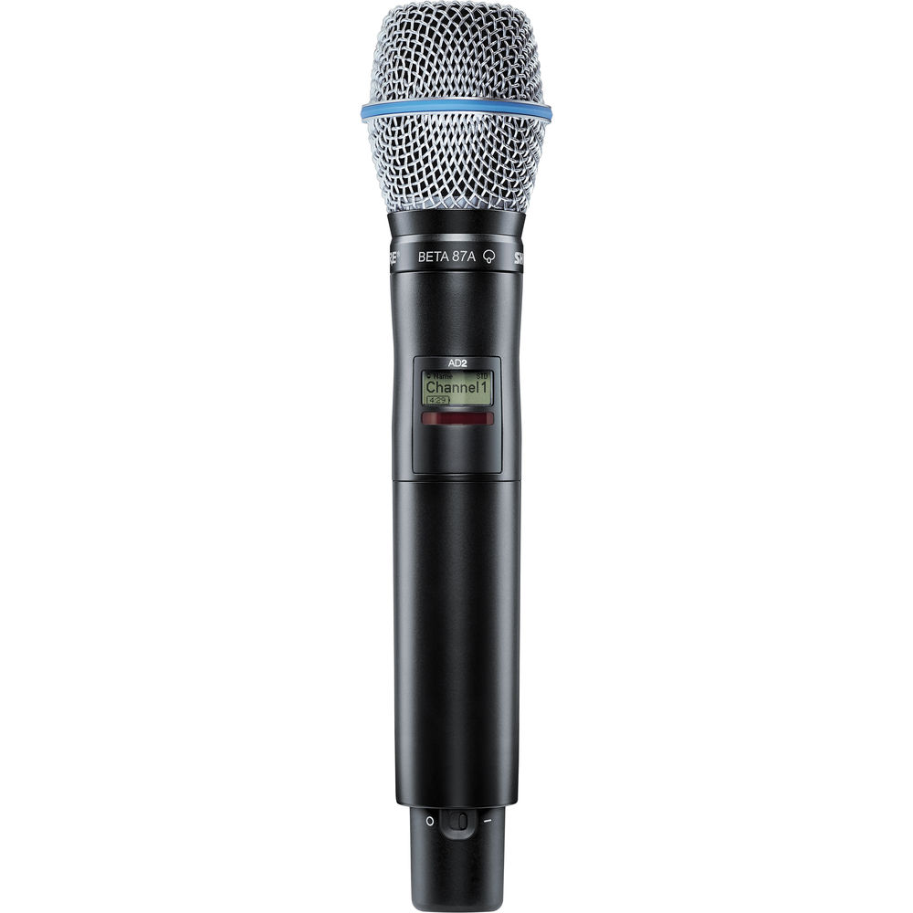 

Беспроводной передатчик Shure AD2/B87A Digital Handheld Wireless Microphone AD2/B87A-G57