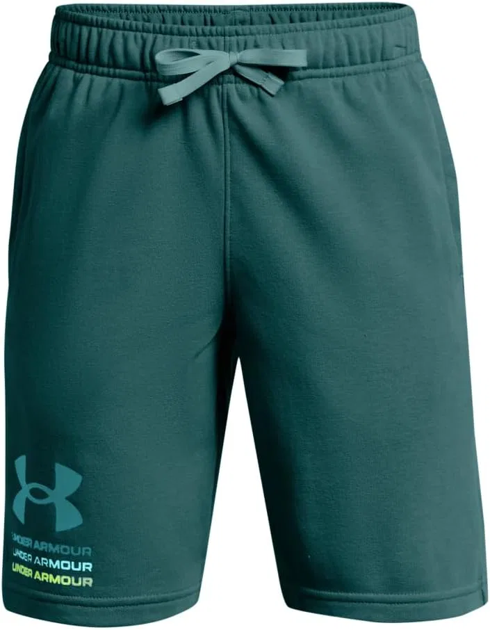 Шорты Under Armour Boys Rival Terry Shorts, (464) Circuit Teal//Hydro Teal