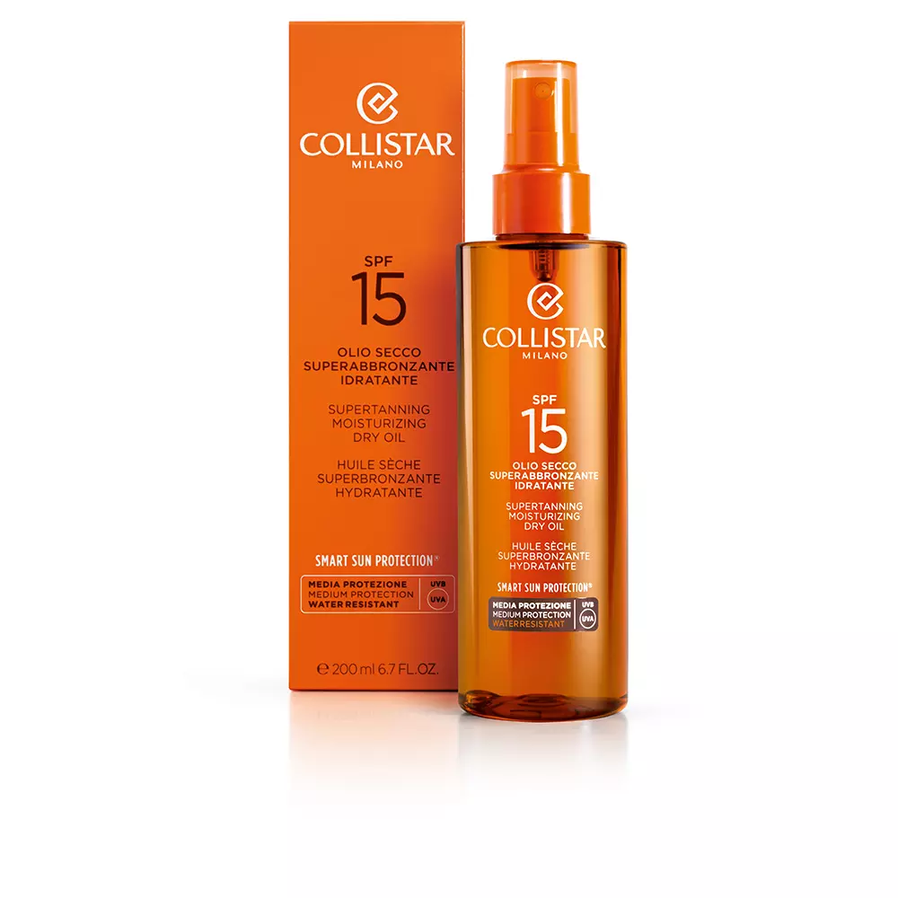 Солнцезащитный крем Aceite seco superbronceador hidratante spf15 Collistar, 200 мл. — фото 2