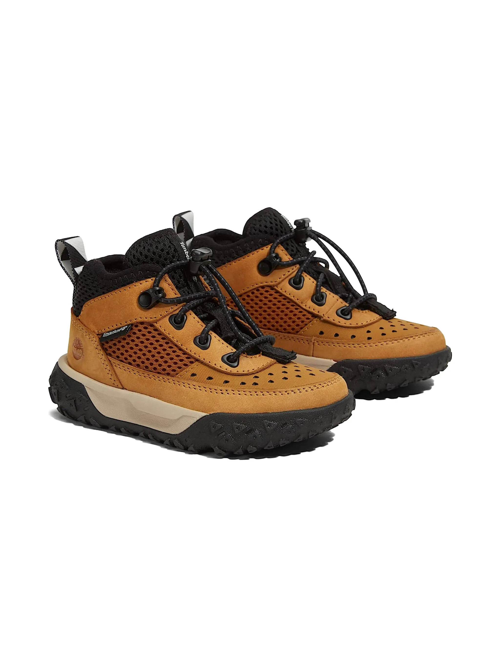 

Кроссовки на шнуровке Timberland Kids, коричневый