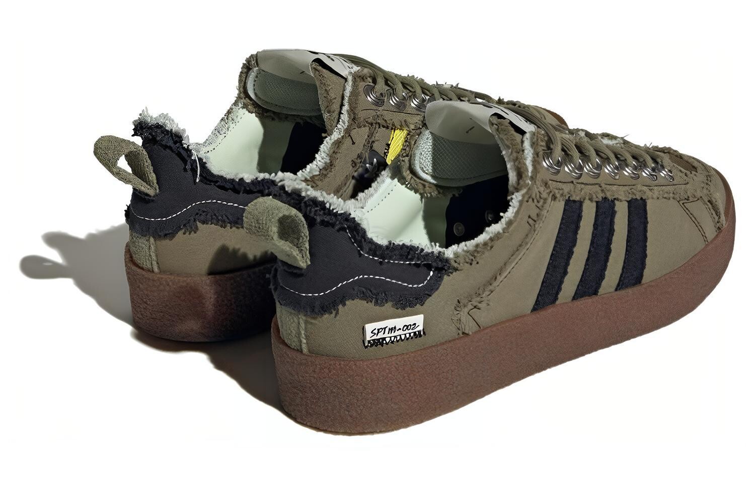 Adidas originals Кроссовки для скейтбординга CAMPUS 00s унисекс, Black/Green — фото 2