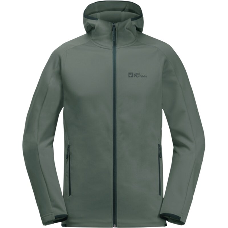 

Куртка нижняя alpgrat hooded fz m Jack Wolfskin, зеленый