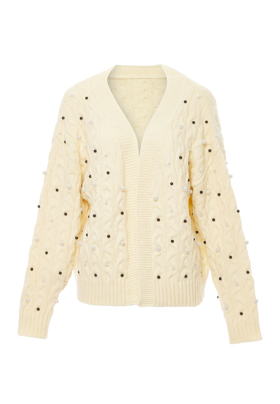 

Вязаный кардиган faina, цвет Pearl white/Wool white