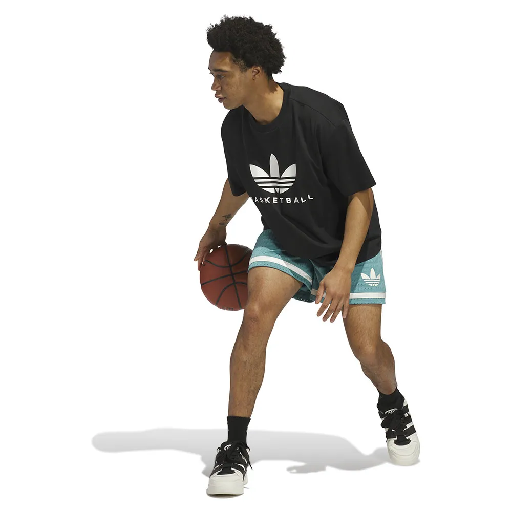 Футболка с коротким рукавом adidas Originals Originals Basketball Courtside, черный — фото 3