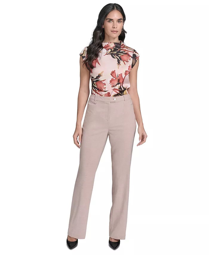 

Узкие брюки Modern Fit с высокой посадкой для миниатюрных Calvin Klein, розовый