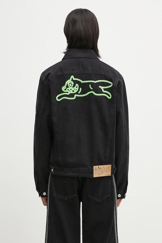

Куртка джинсовая Running Dog Denim Trucker Jacket (Примечание: "ICECREAM" в данном контексте, вероятно, является названием бренда или коллекции, поэтому его можно оставить без перевода или адаптировать как "Айскрим" по желанию заказчика.) Icecre..., Черны