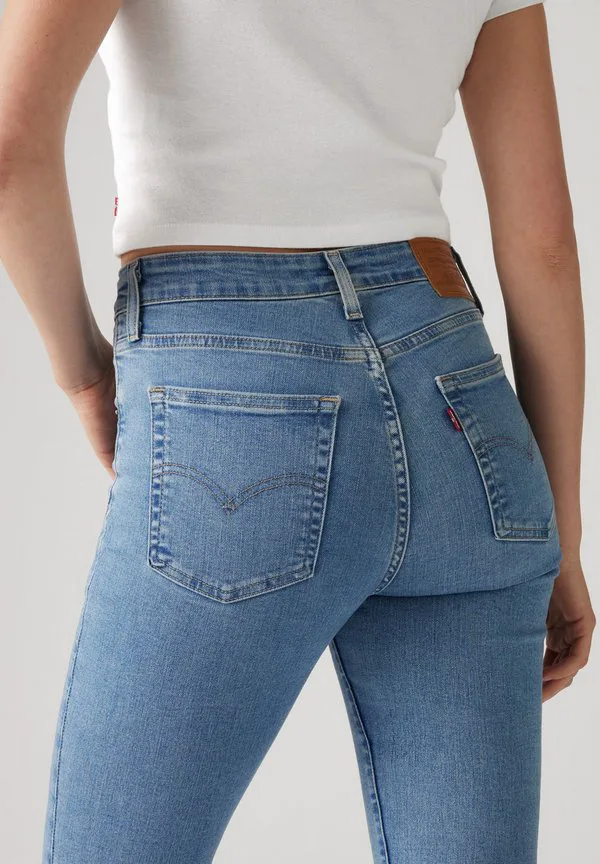 721 джинсы с высокой посадкой и зауженным кроем Levi'S, Light Indigo Worn In Blue — фото 4