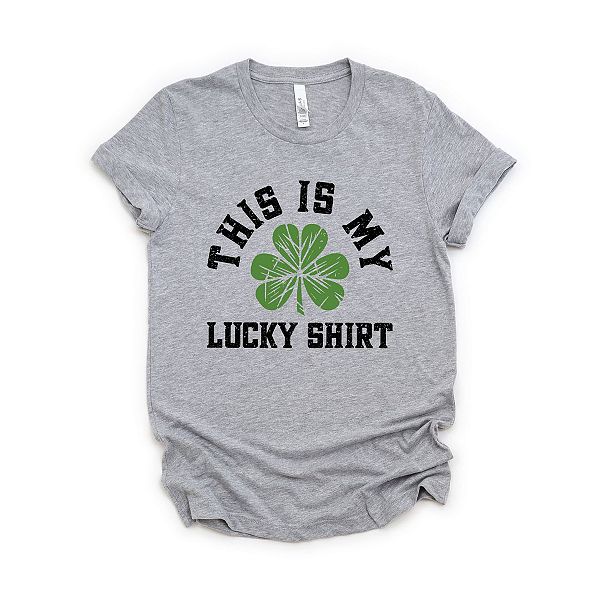 

Футболка Lucky shirt bold с коротким рукавом и принтом Simply Sage Market, Heather Grey, Серый, Футболка Lucky shirt bold с коротким рукавом и принтом Simply Sage Market, Heather Grey