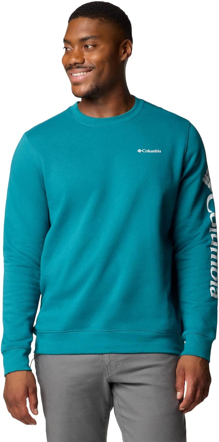 

Толстовка Columbia mens Trek Crew, River Blue/Csc Sleeve Logo, Синий, Толстовка Columbia mens Trek Crew, River Blue/Csc Sleeve Logo