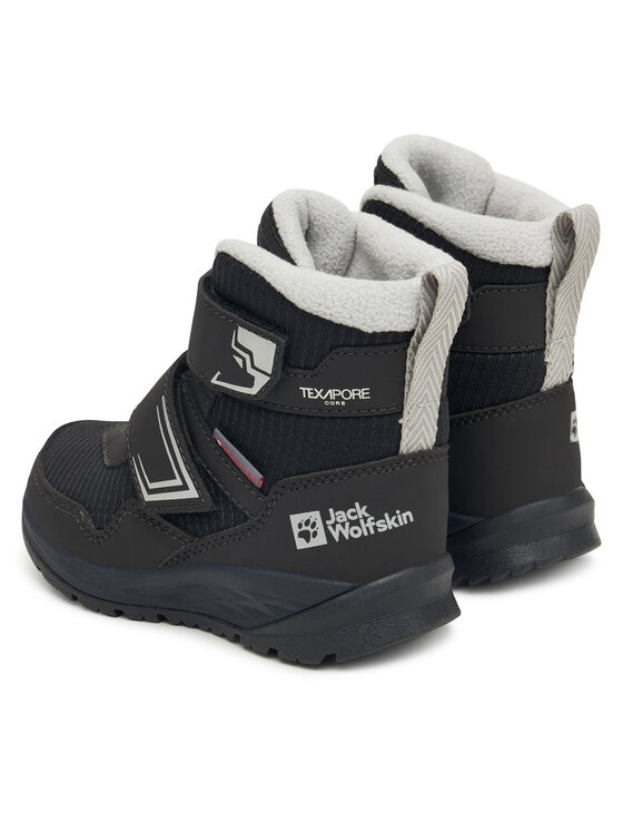 Сапоги для снега Polar Bear B Texapore Mid VC K A62144 Jack Wolfskin, черный — фото 3