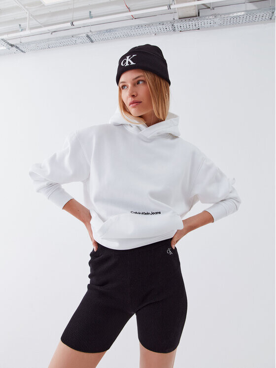 

Байкерские шорты узкого кроя Calvin Klein, черный