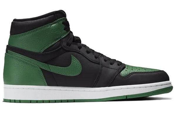 Кроссовки 1 ретро высокие og Air Jordan, зеленый — фото 2