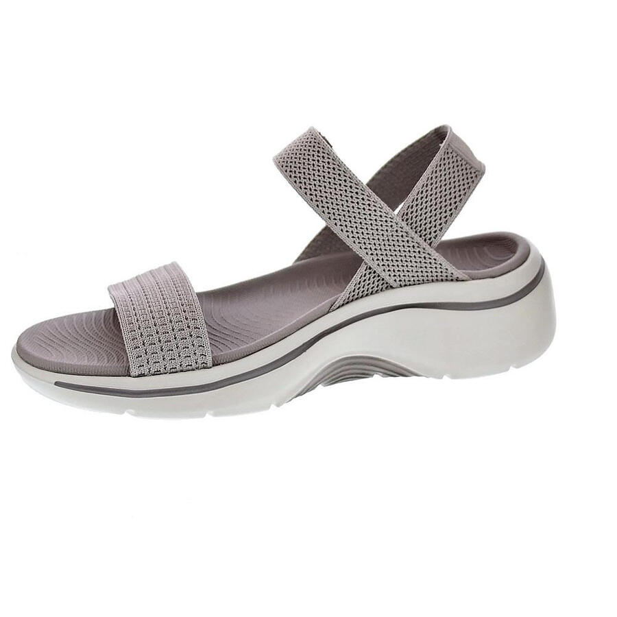 САНДАЛИИ Ergonomica ЖЕНСКИЕ Сандалии Skechers Go Walk Arch Fit Серо-коричневые — фото 2