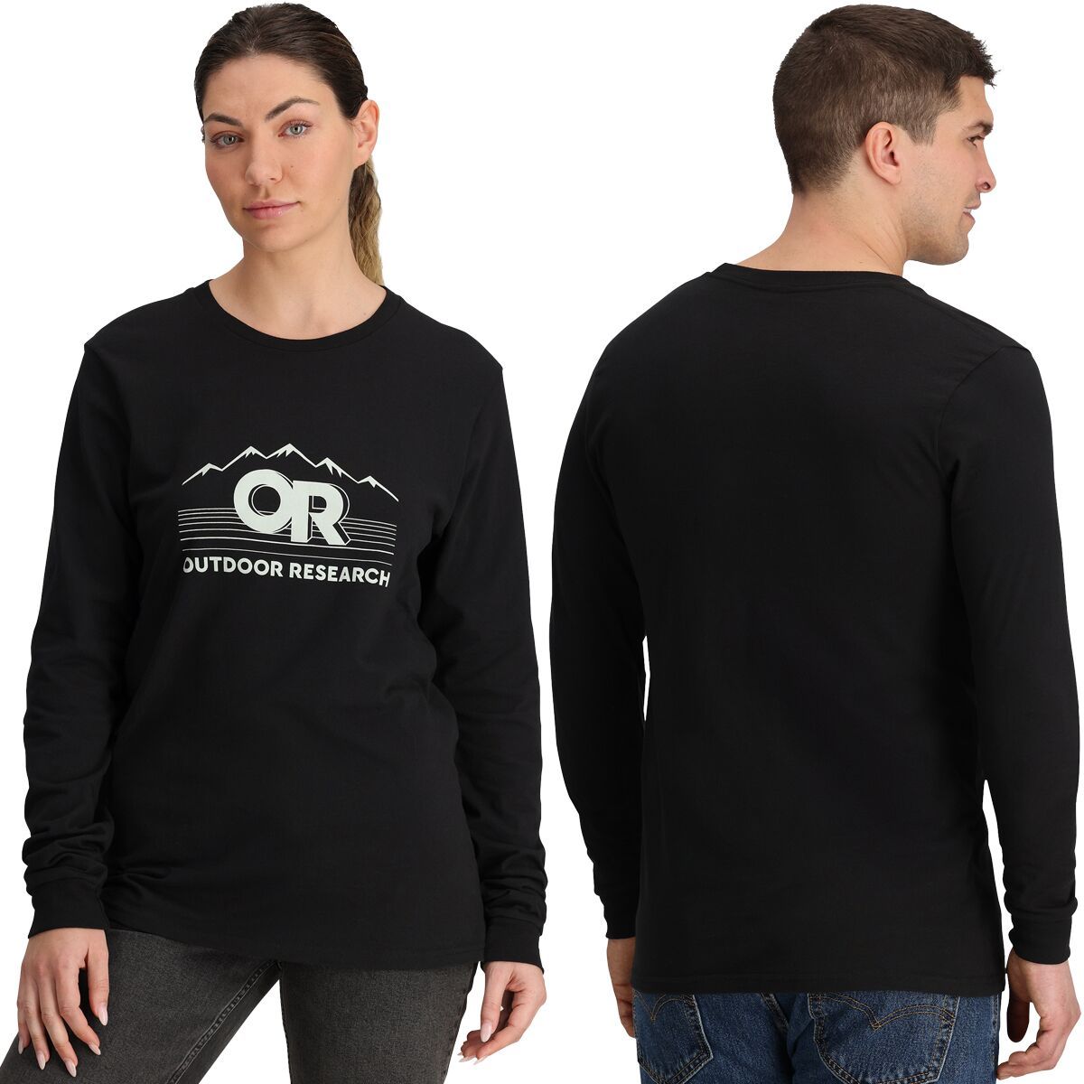 

Футболка с длинным рукавом Advocate Outdoor Research, черный