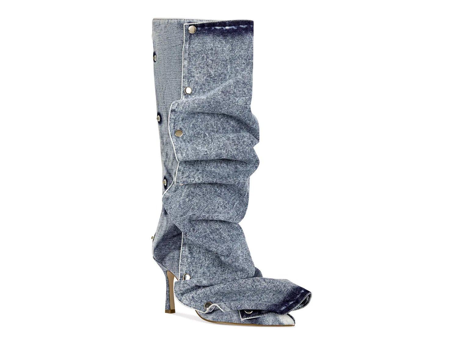 Ботинки Azalea Wang Imogine Boot, Blue Denim