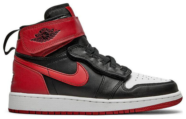 Кроссовки 1 high flyease 'black gym red' Air Jordan, черный — фото 2