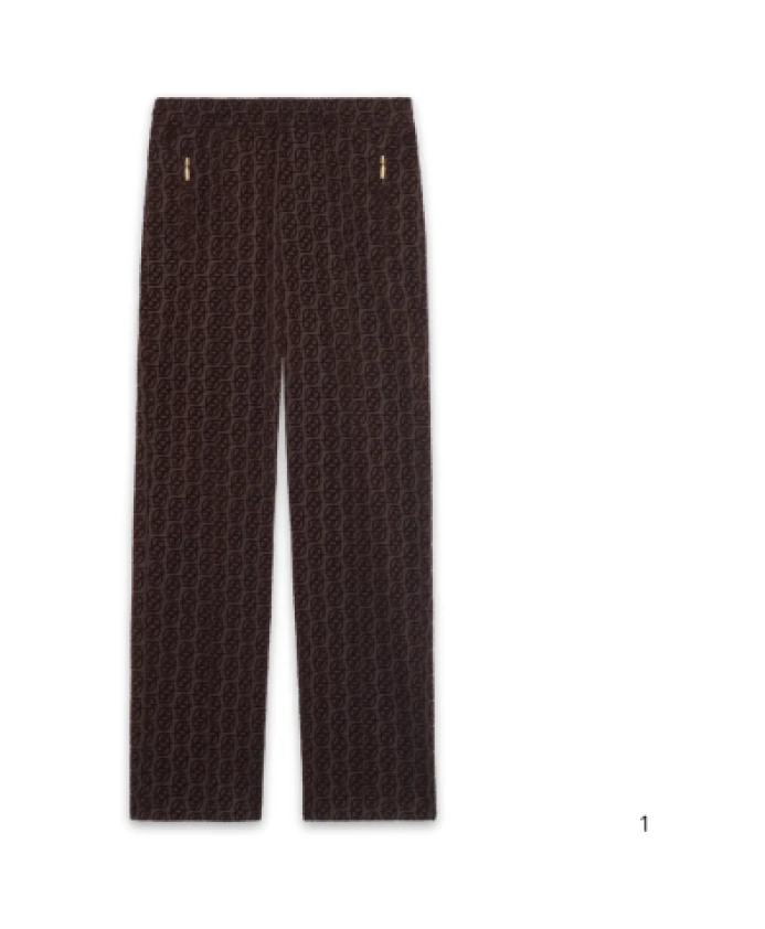 

Спортивные штаны с монограммой Drole De Monsieur, коричневый