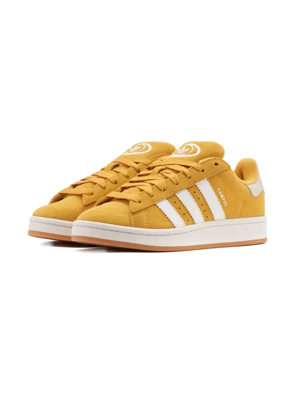 Полосатые кроссовки Campus 00-х Adidas Kids, желтый