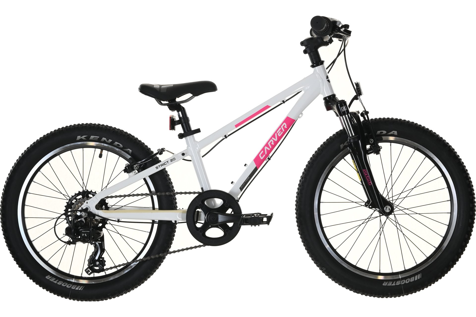 

Горный велосипед Carver Strict 20 Girl - 20 дюймов - Diamant - 2024, цвет Weiß|white/neon pink/anthracite