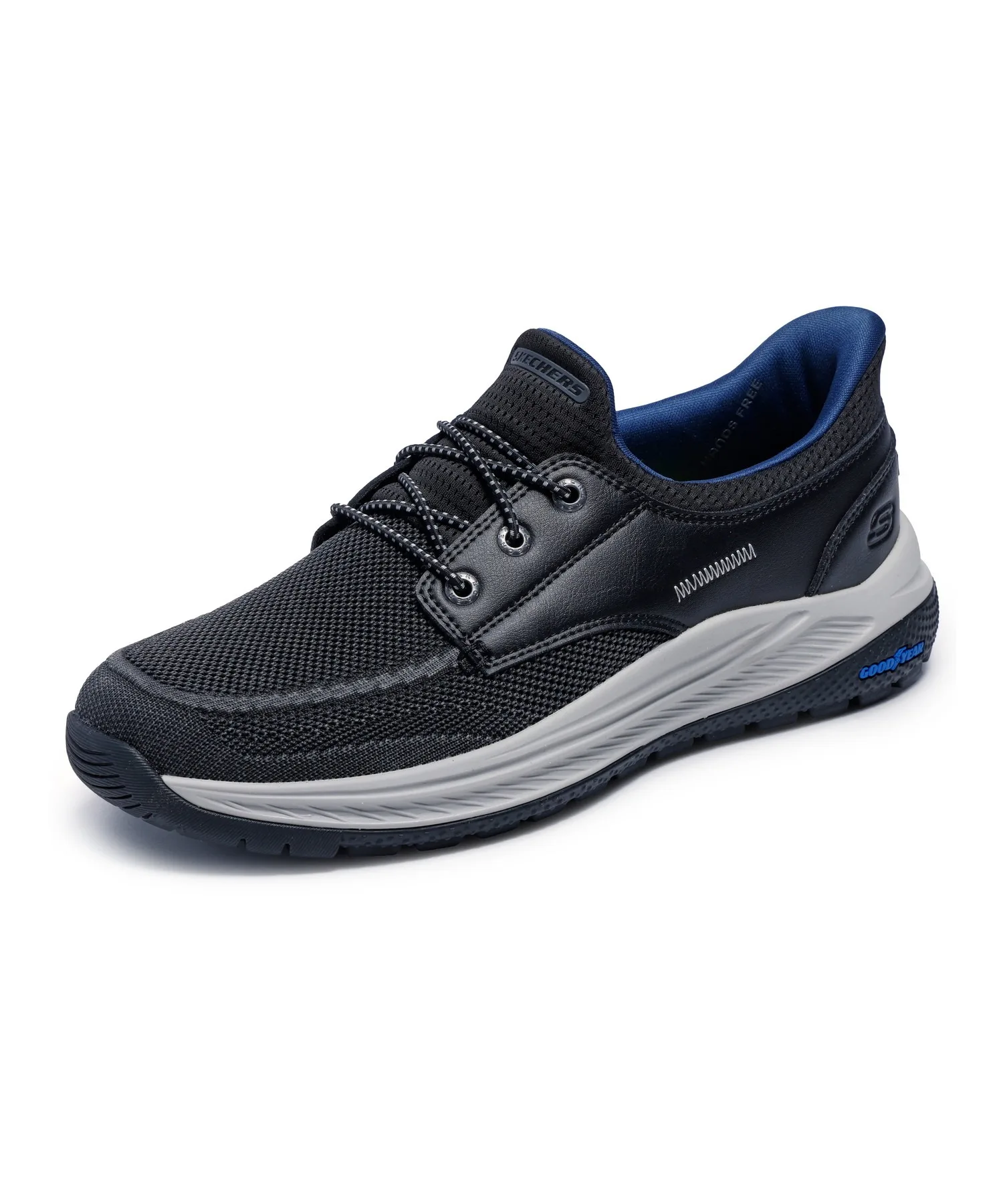 Мужские кроссовки SKECHERS Hands Free Slip-ins Relaxed Fit: Melo Alden чёрные