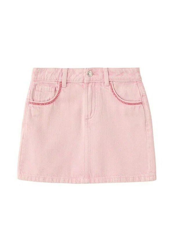 Детская юбка а-силуэта Mango Kids, Pink — фото 3