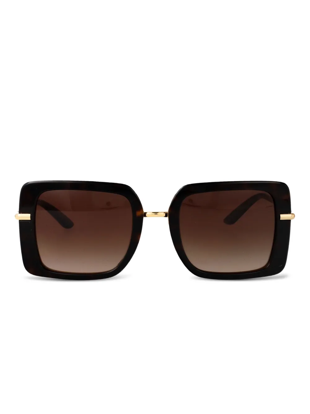 

Солнцезащитные очки в квадратной оправе большого размера Dolce & Gabbana Eyewear, черный
