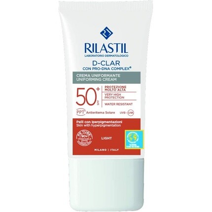 

Rilastil Sun System D-Clar Light Uniform Солнцезащитный крем Spf50+ 40 мл, Rilastil Sole