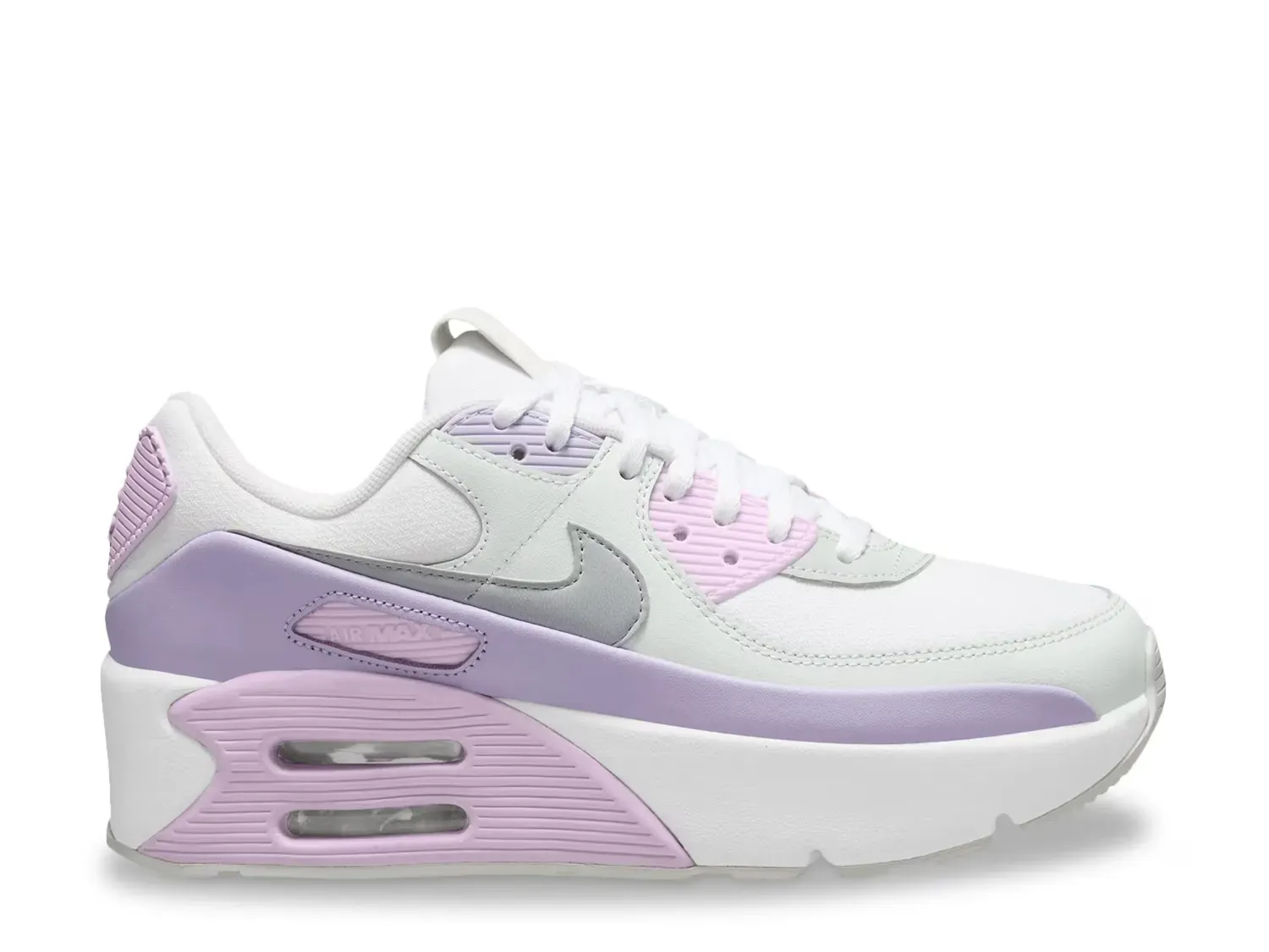 Кроссовки Air Max 90 LV8 Platform - женские Nike, White/Purple