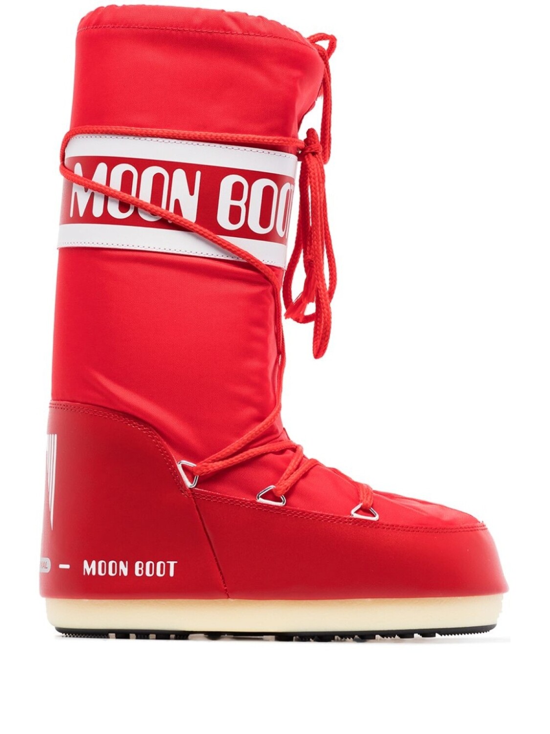 Moon Boot дутые сапоги Icon, красный