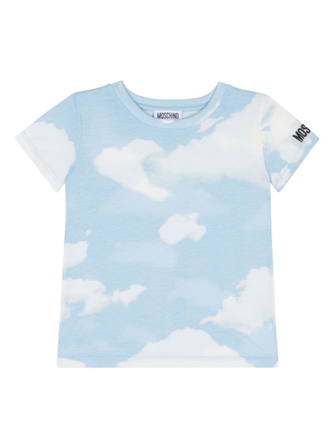 

Moschino Kids футболка с логотипом, синий