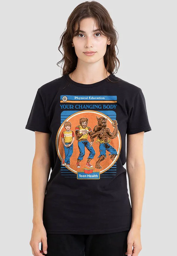 

Футболка с принтом "твое меняющееся тело" от стивена роудса Cotton Soul, Black, Черный, Футболка с принтом "твое меняющееся тело" от стивена роудса Cotton Soul, Black