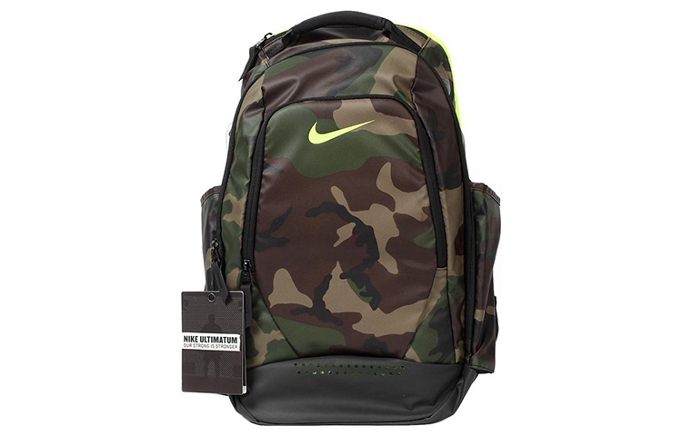 

Полиэстеровый рюкзак унисекс зеленый/черный Nike