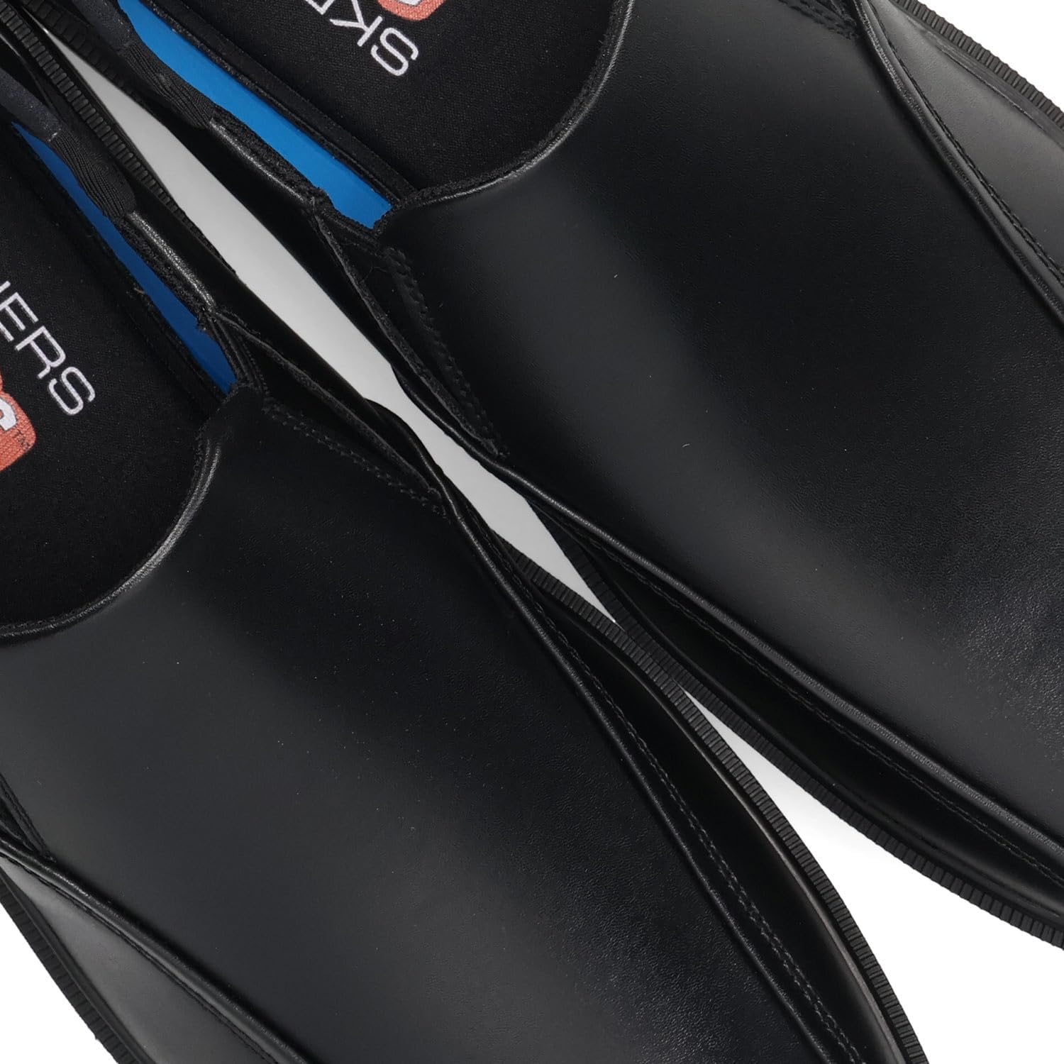 Мужские слипоны Skechers, свободный крой: Caswell - Frantone 205169, черный — фото 2