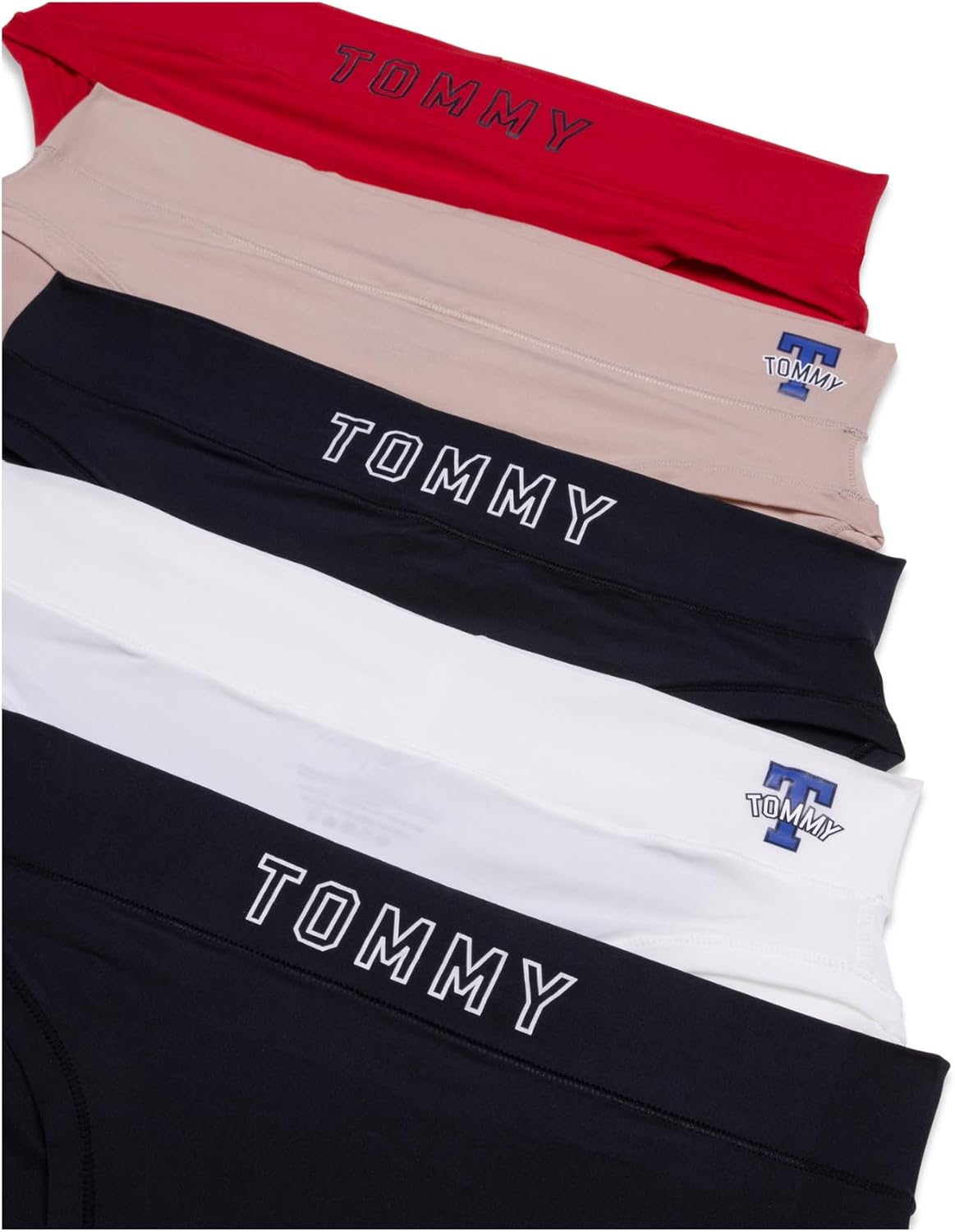 Комплект из 5 женских трусиков-бикини Tommy Hilfiger, Bbd/Bw/Mc/Bb/Bk — фото 2