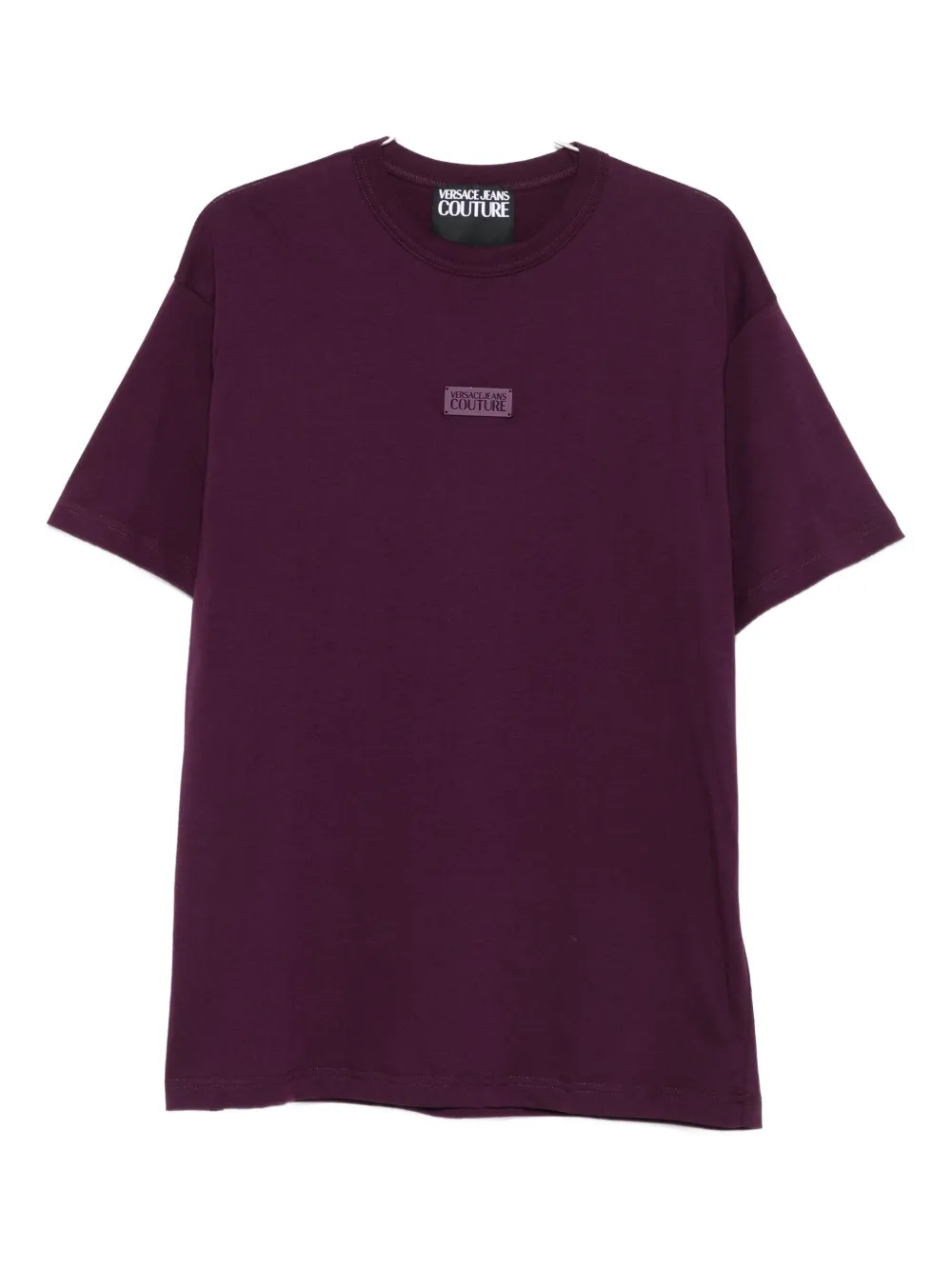 

Футболка с логотипом-табличкой Versace Jeans Couture, красный